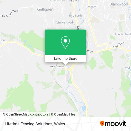 Lifetime Fencing Solutions map