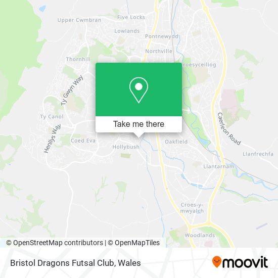 Bristol Dragons Futsal Club map