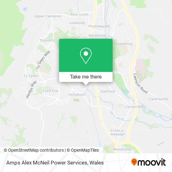 Amps Alex McNeil Power Services map