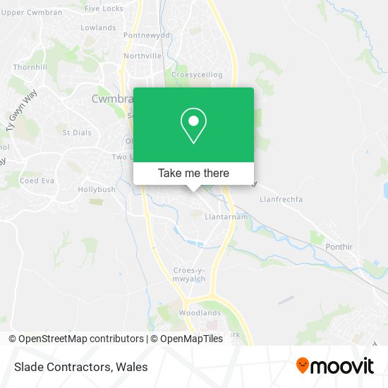 Slade Contractors map
