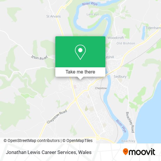Jonathan Lewis Career Services map
