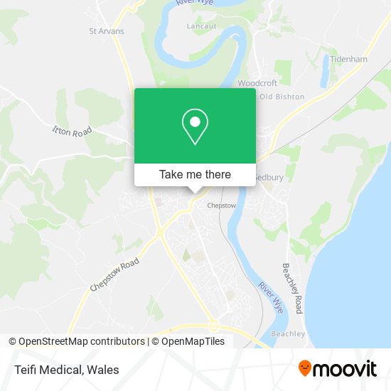 Teifi Medical map