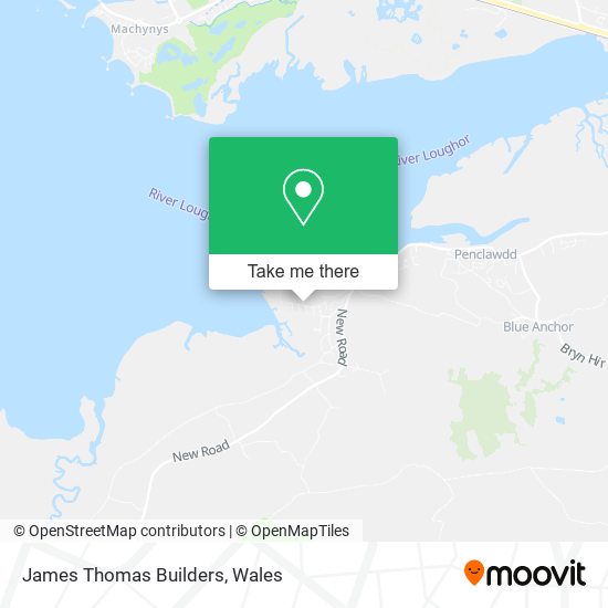 James Thomas Builders map
