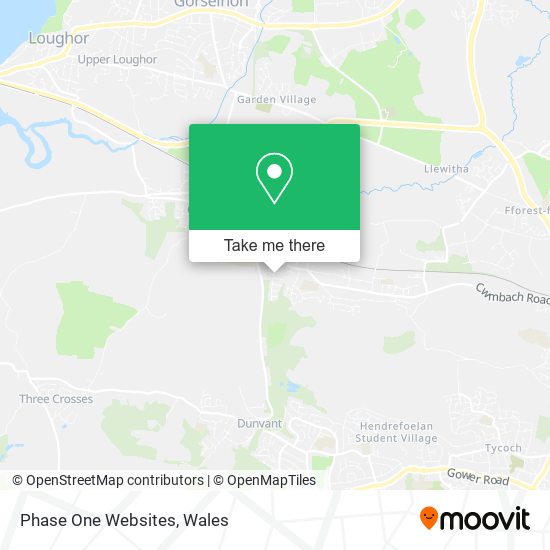 Phase One Websites map