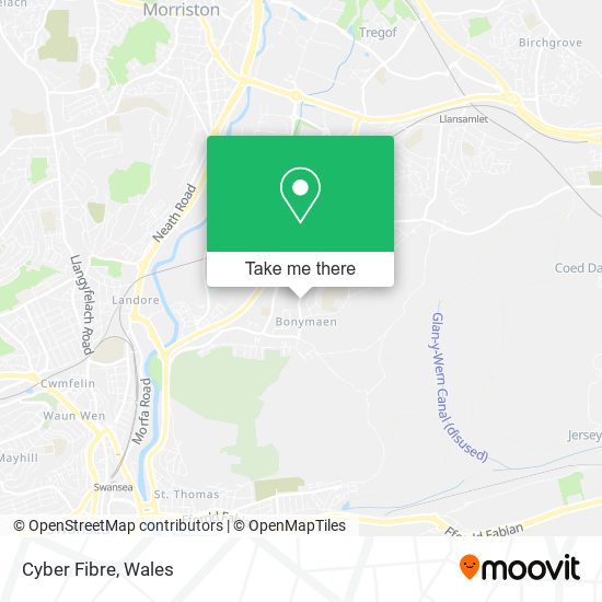Cyber Fibre map
