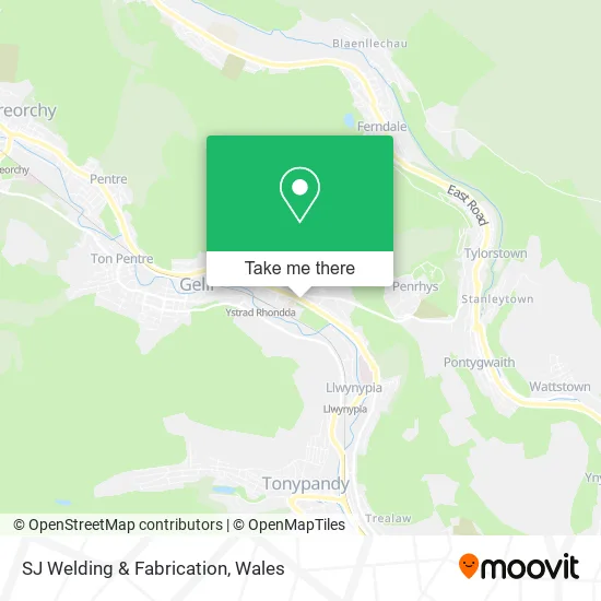 SJ Welding & Fabrication map