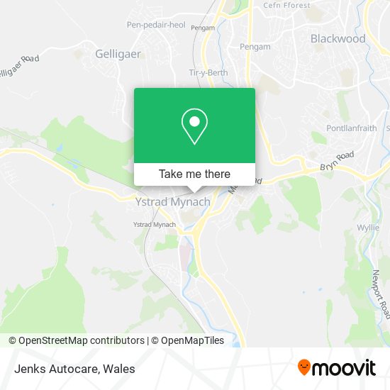 Jenks Autocare map
