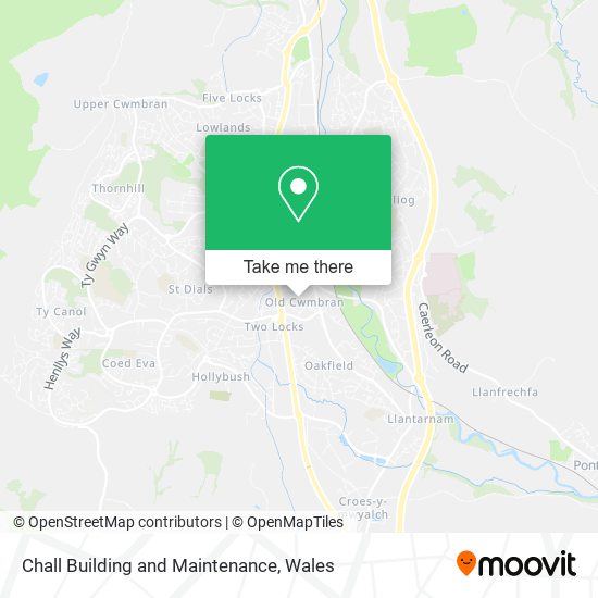 Chall Building and Maintenance map