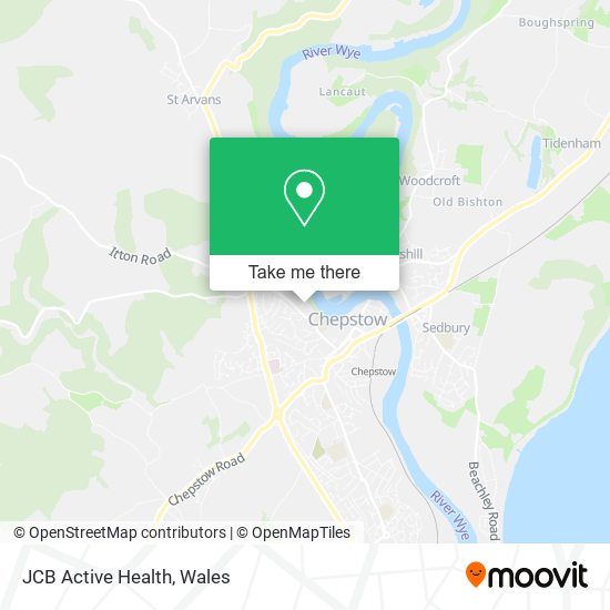 JCB Active Health map