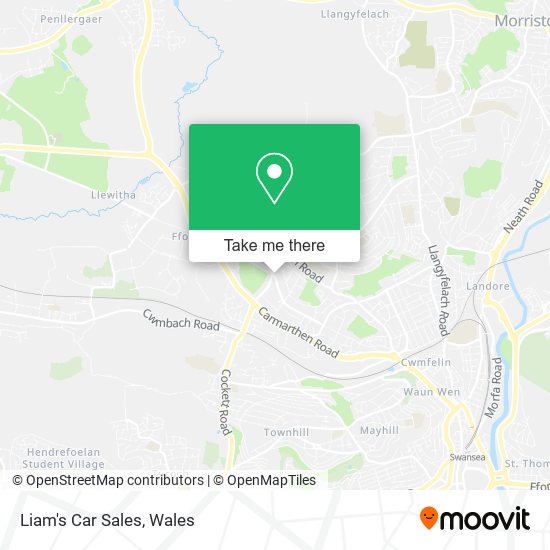 Liam's Car Sales map