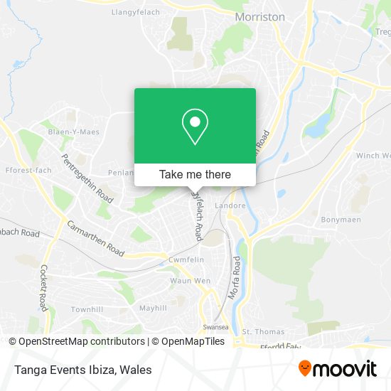 Tanga Events Ibiza map