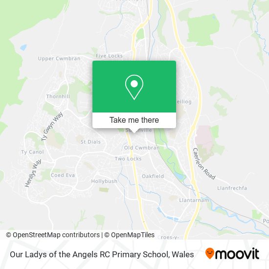 Our Ladys of the Angels RC Primary School map