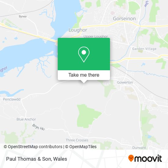 Paul Thomas & Son map