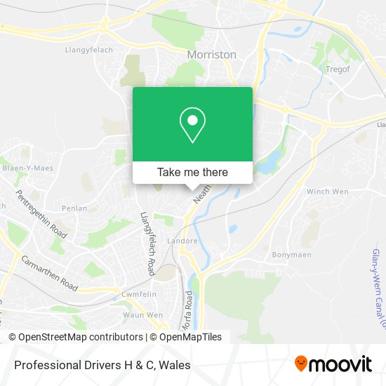 Professional Drivers H & C map