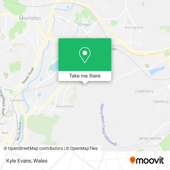 Kyle Evans map