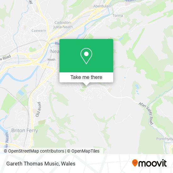 Gareth Thomas Music map