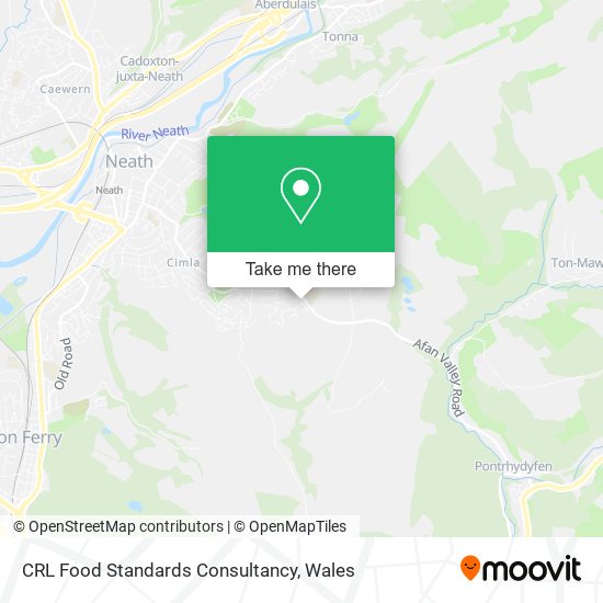 CRL Food Standards Consultancy map