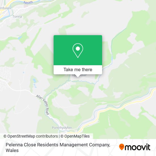 Pelenna Close Residents Management Company map