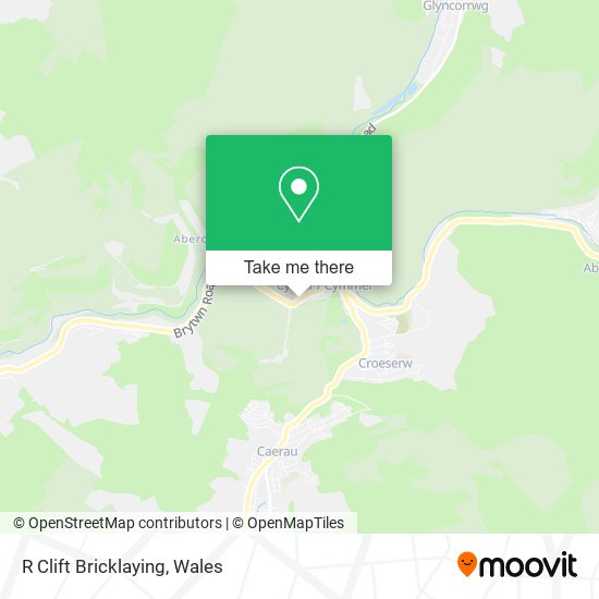 R Clift Bricklaying map