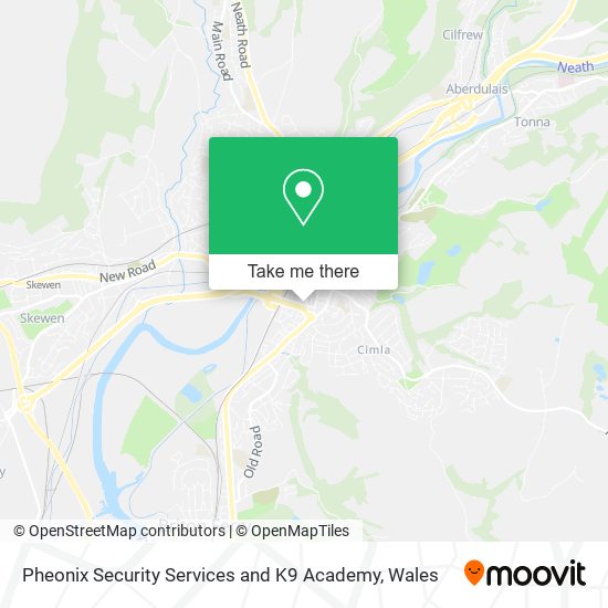 Pheonix Security Services and K9 Academy map