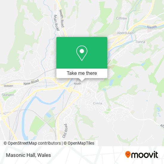 Masonic Hall map