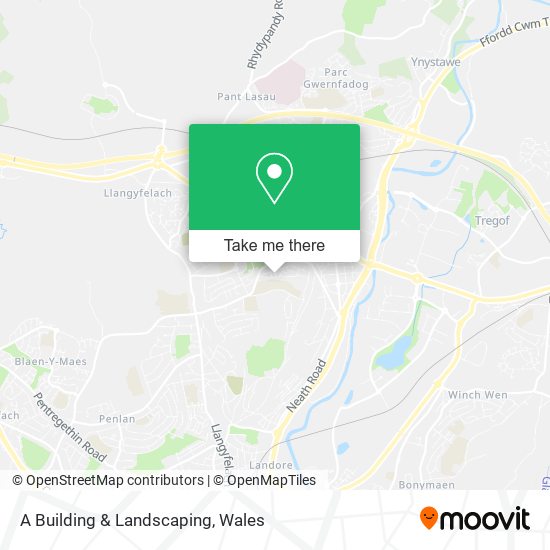 A Building & Landscaping map