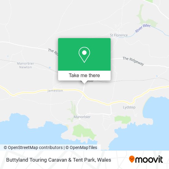 Buttyland Touring Caravan & Tent Park map