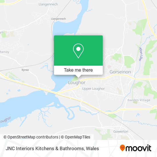 JNC Interiors Kitchens & Bathrooms map