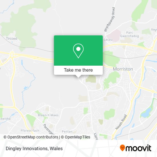 Dingley Innovations map
