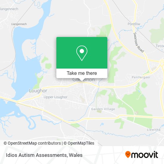 Idios Autism Assessments map