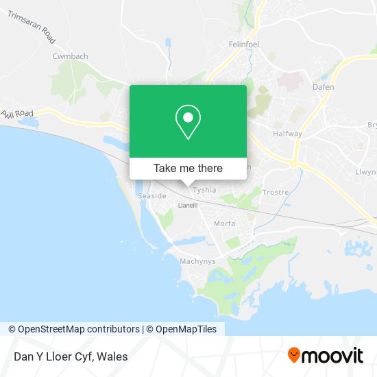 Dan Y Lloer Cyf map