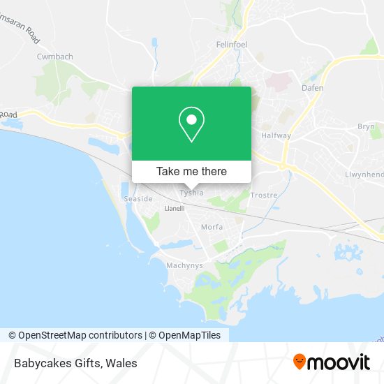 Babycakes Gifts map