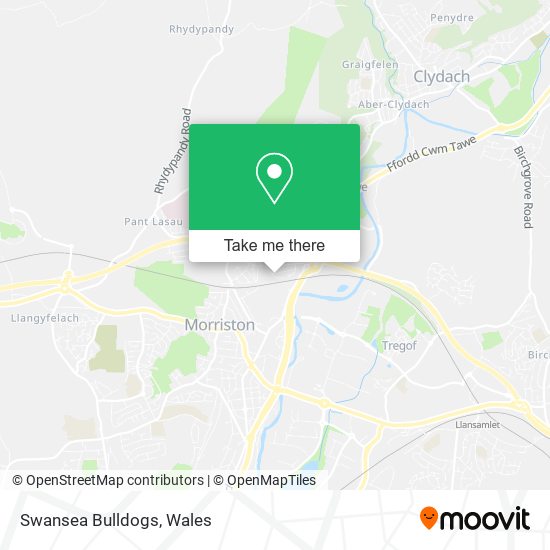 Swansea Bulldogs map
