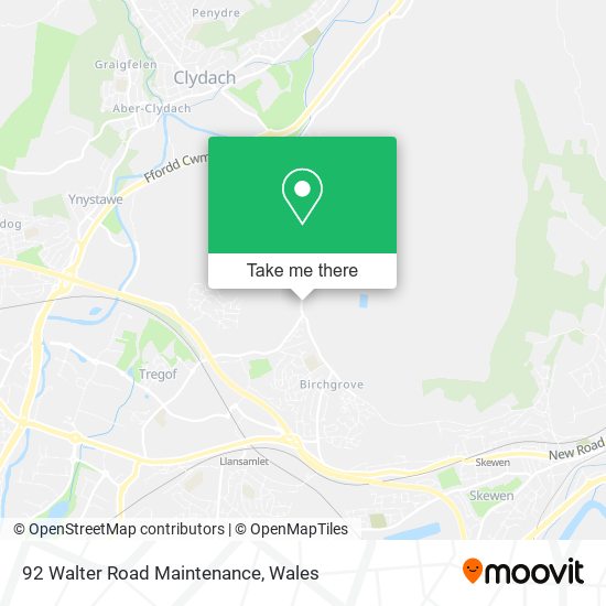 92 Walter Road Maintenance map