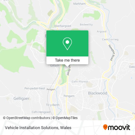 Vehicle Installation Solutions map