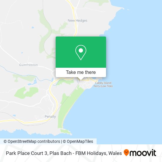 Park Place Court 3, Plas Bach - FBM Holidays map