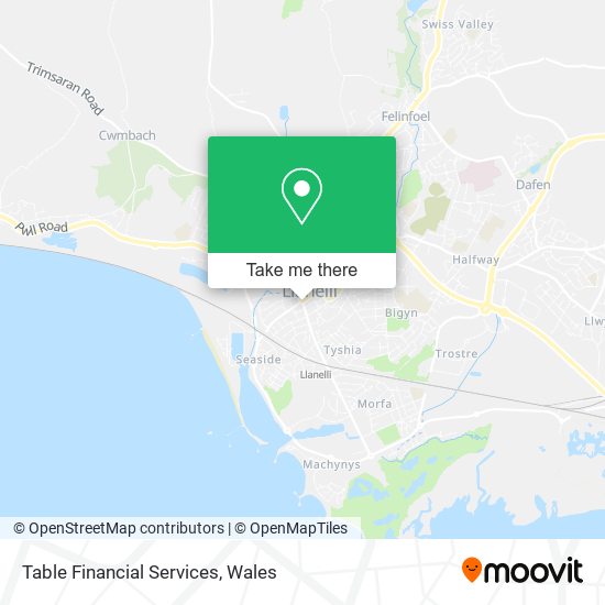 Table Financial Services map