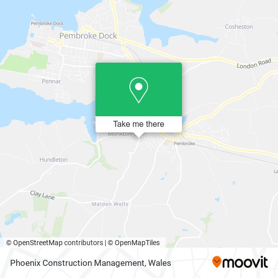 Phoenix Construction Management map