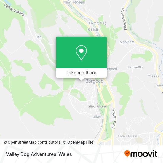 Valley Dog Adventures map