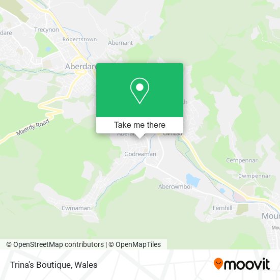 Trina's Boutique map