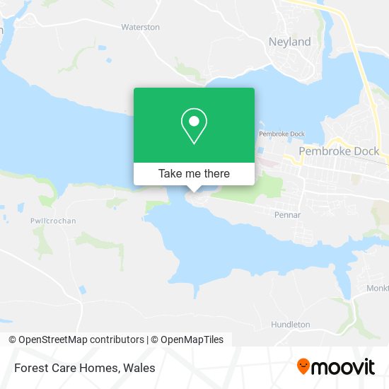 Forest Care Homes map