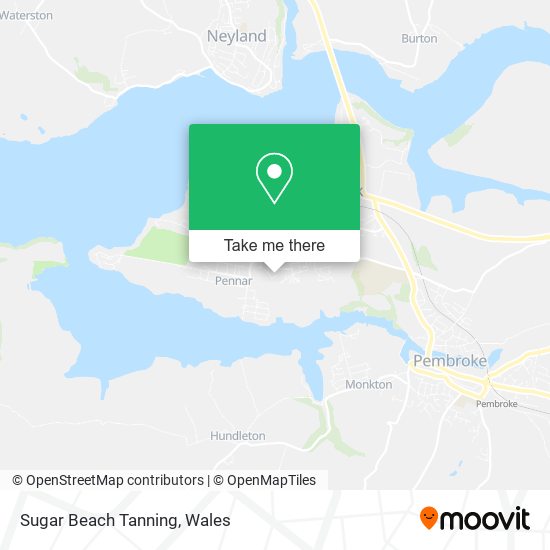 Sugar Beach Tanning map