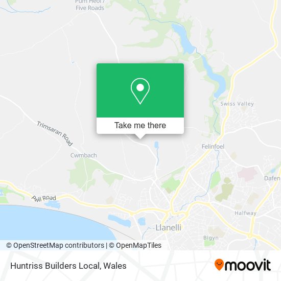 Huntriss Builders Local map