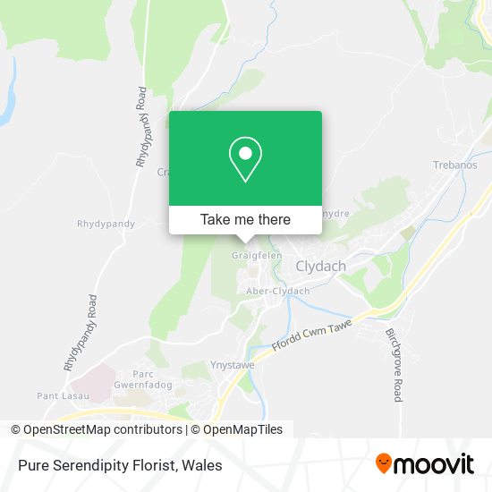 Pure Serendipity Florist map
