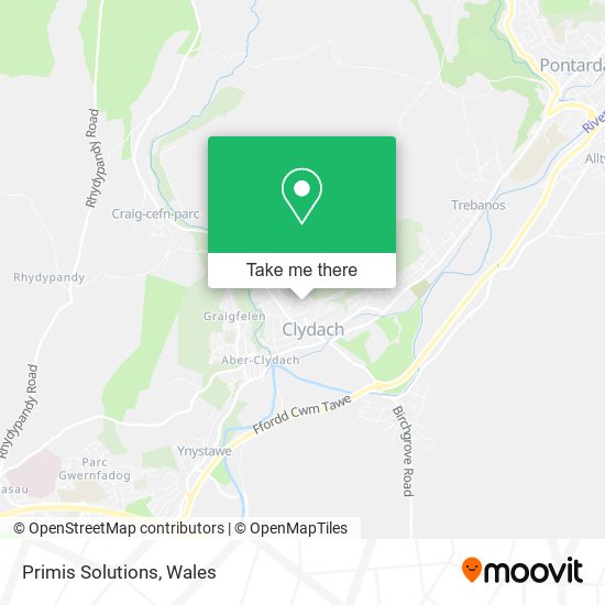 Primis Solutions map