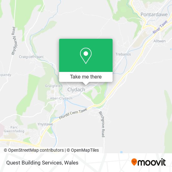 Quest Building Services map