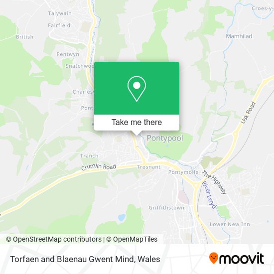 Torfaen and Blaenau Gwent Mind map