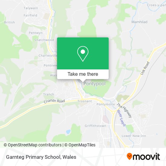 Garnteg Primary School map