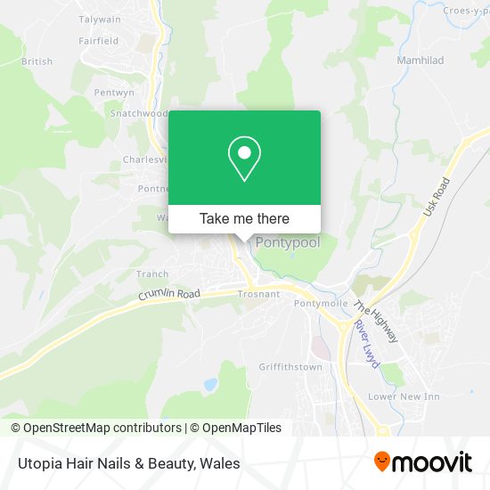 Utopia Hair Nails & Beauty map