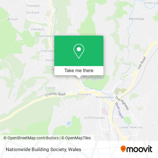 Nationwide Building Society map